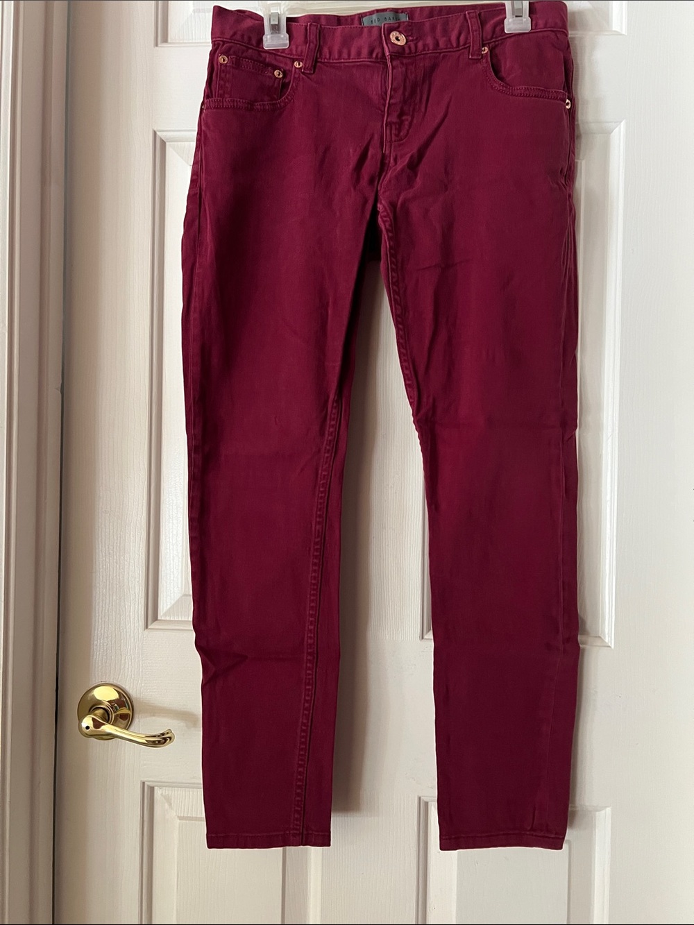 Ted Baker ( Paris )  pants 
 ( muted Red ) 30/30